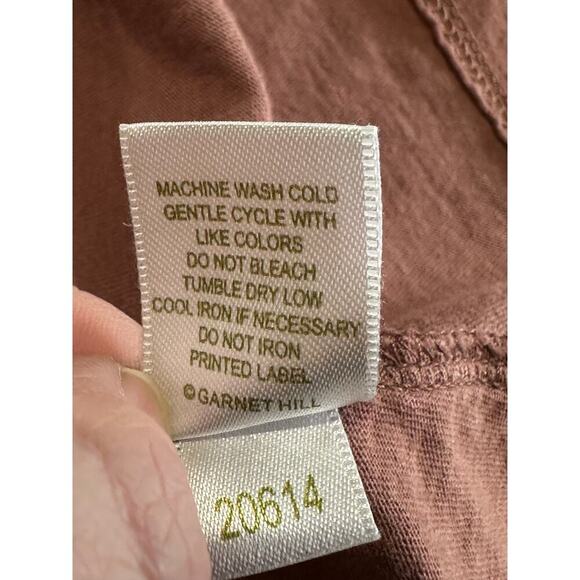 Garnet Hill Sz XS Folkloric Boho‎ Floral Embroidered Swing Top 3/4 Bishop Sleeve - Picture 5 of 10